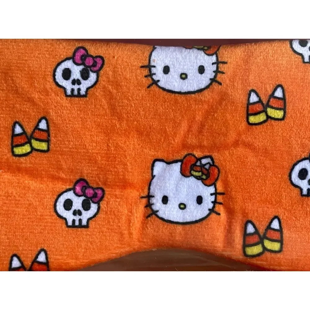 Hello Kitty The Creme Shop Halloween Beauty Rest Sleep Mask Orange Candy Corn